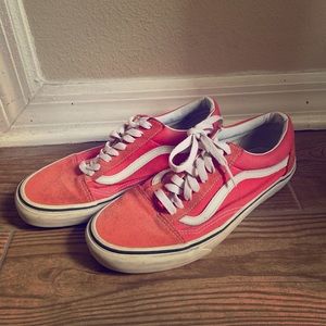 Coral Vans ❤️ size 8.5